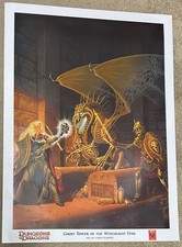 SIGNED Larry Elmore Original Ghost Tower Witchlight Fens D&D AD&D Promo Poster picture