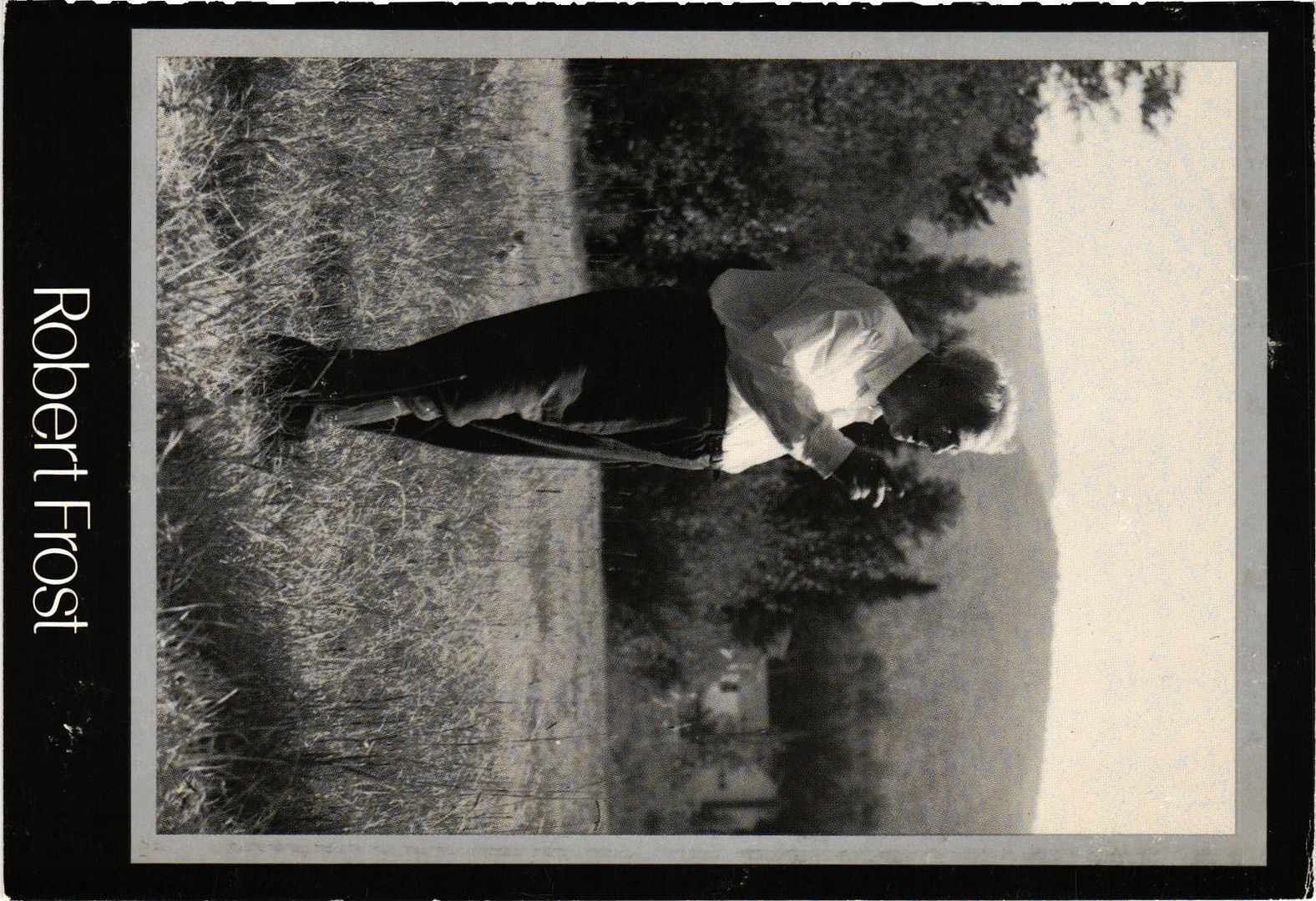 Vintage Postcard 4x6- Robert Frost, in Ripton VT