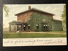 BRONSON LIBRARY 1906 WATERBURY CONNETICUT POSTCARD picture