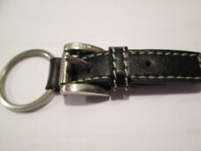 9 WEST KEYCHAIN BLACK LEATHER picture