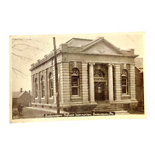 1909 Shrewsbury Savings Institution PA Postcard Pennsylvania Vintage picture