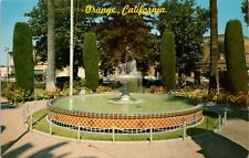 Orange California Memorial Fountain  Vintage Postcard spc2 picture