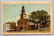 1949 St Paul's Anglican Church Halifax N.S. Canada Street View Vintage Postcard picture