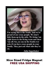 353 - Funny Crazy Southern People Meme Refrigerator Fridge Magnet picture