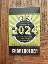 Berkshire Hathaway 2024 Annual Shareholder Meeting Pass - Warren Buffett picture