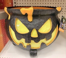 Hyde and EEK Halloween Jack Cauldron Mister Decorative Prop 10.7” Target NEW picture