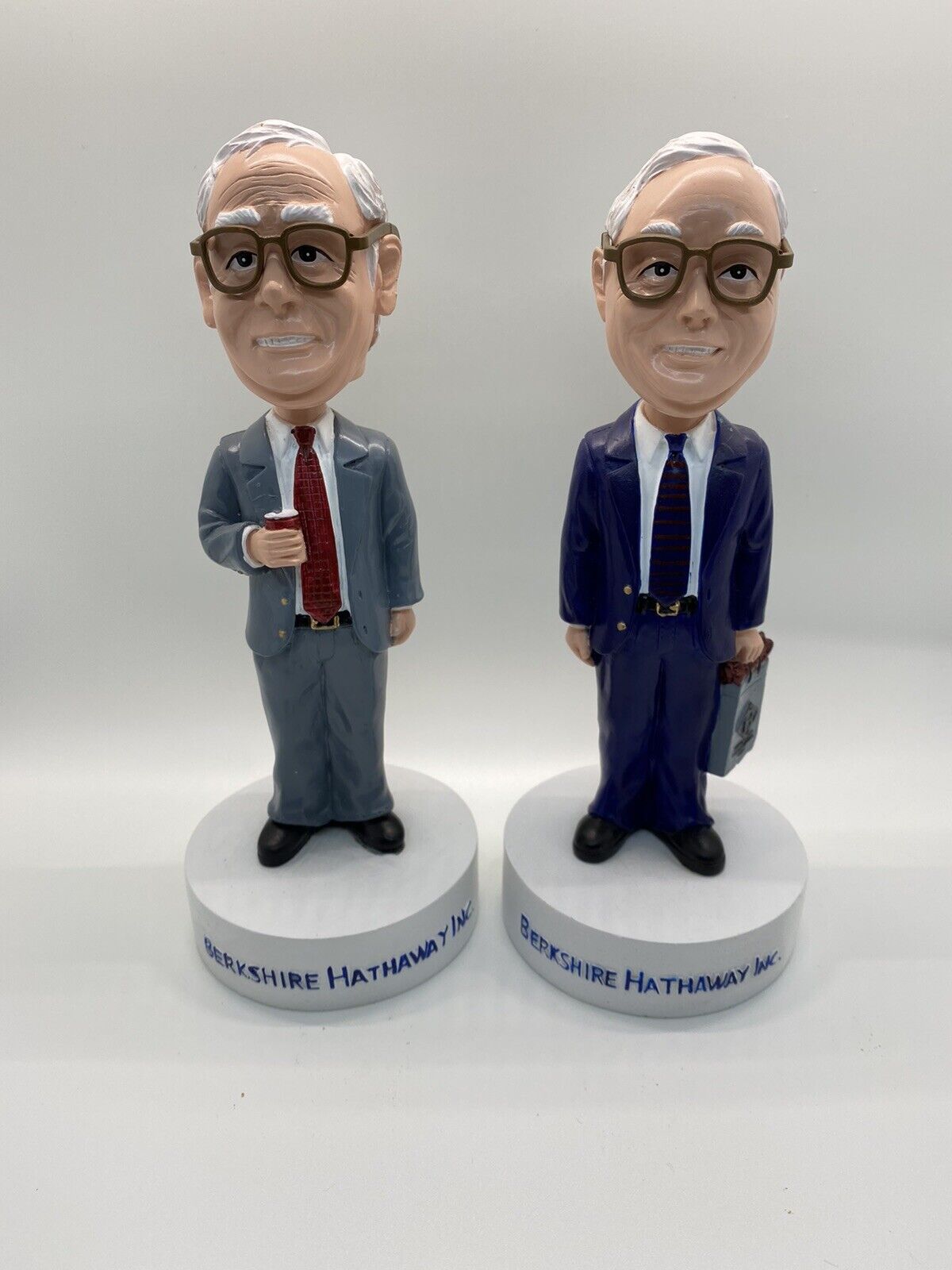 Warren Buffett & Charlie Munger Bobblehead Set, Berkshire Hathaway