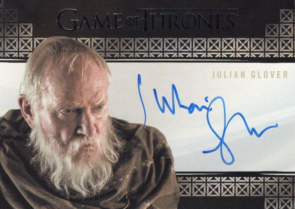 Game of Thrones Valyrain Steel Autograph Card - Julian Glover as GM Pycelle