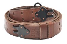 M1907 LEATHER RIFLE SLING Dated 1944 M1 GARAND SPRINGFIELD Drum Dyed Leather picture