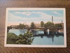 Postcard IL Illinois Belvidere Rockford State Street Bridge Early View picture