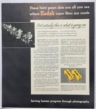 1944 Eastman Kodak Film Original Print Ad Life Magazine Rochester NY 40s picture