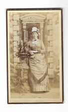CDV Photo Card Woman Standing Hopkins Missouri picture