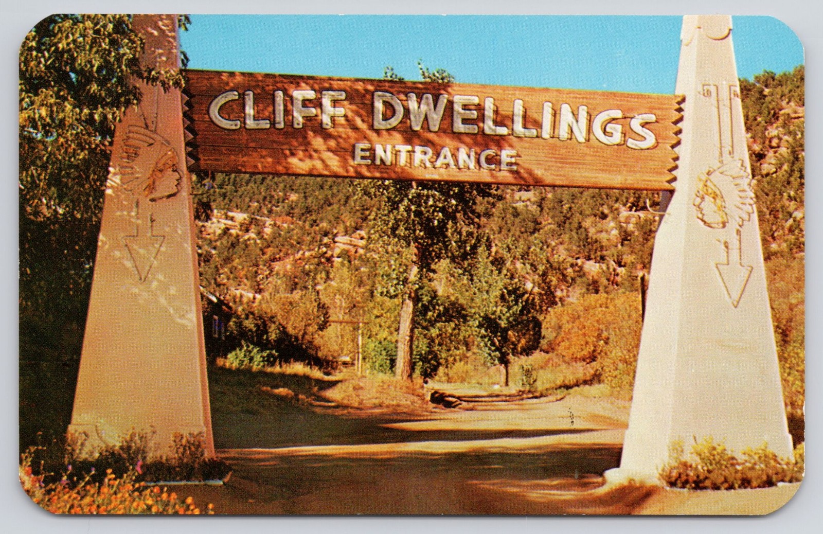 Sanborn Souvenir Co. Postcard Cliff Dwellings Entrance Manitou Springs CO #3628 Sanborn Souvenir Co. Postcard Cliff Dwellings Entrance Manitou Springs CO #3628