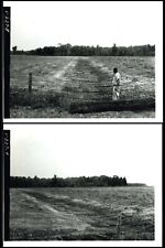 R. R. PEAIRS FARM - Alburgh, VERMONT - Rare 2 PHOTOGRAPHS - [Ditch] 1960 picture