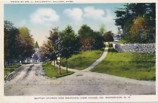 NORTH WOODSTOCK NH – Baptist Church and Mountain View House picture
