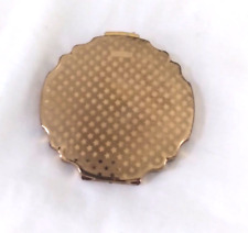Vintage Stratton England All Gold Tone STARS with Mirror Lady's Powder Compact picture