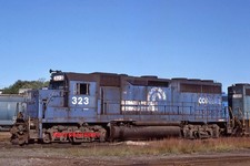 GUILFORD / B&M 323 @ S. PORTLAND ME in 86 ORIGINAL KODACHROME SLIDE picture