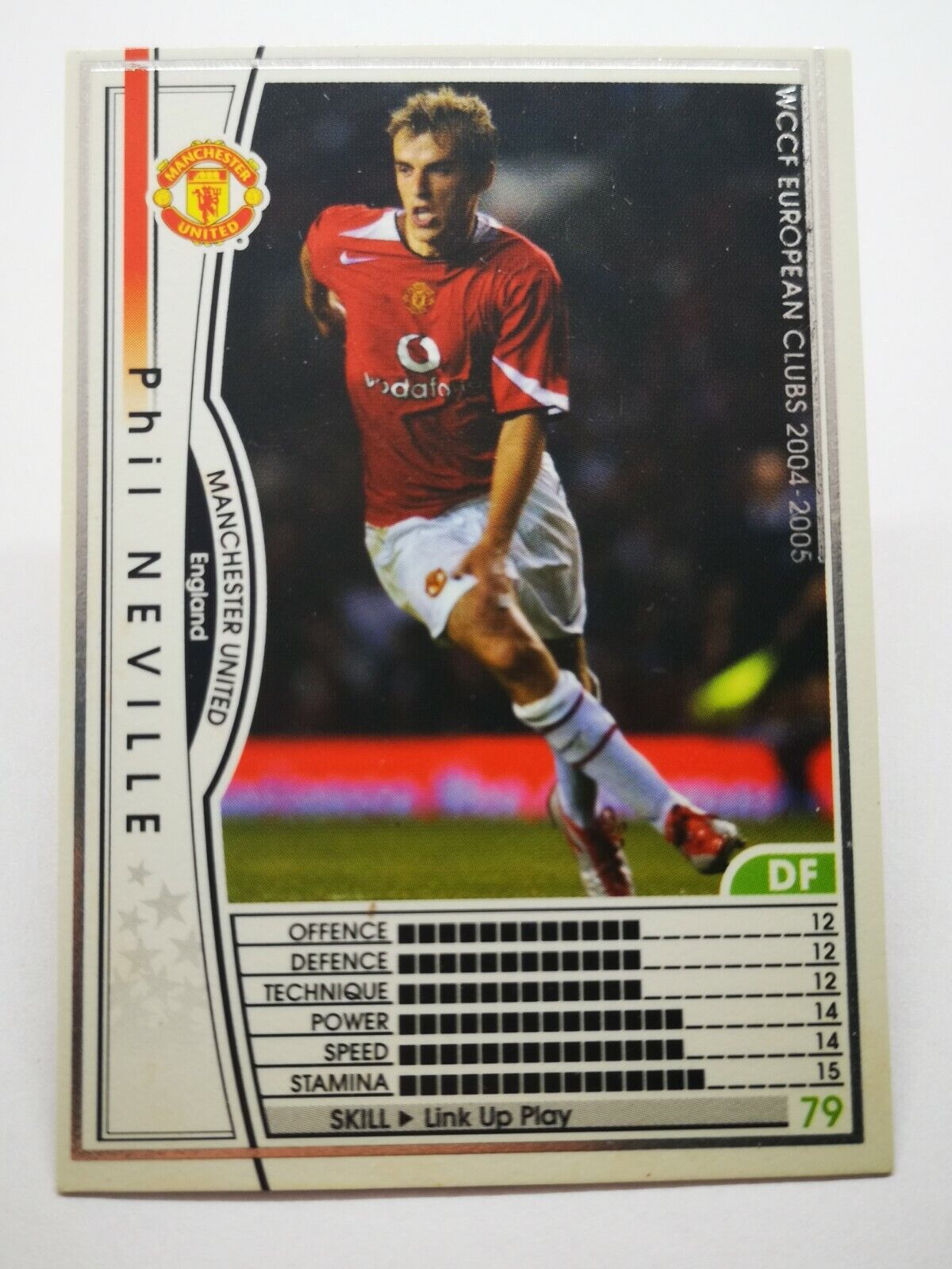 2004-05 WCCF IC Manchester United Soccer Card Cards 054/224 Phil Neville
