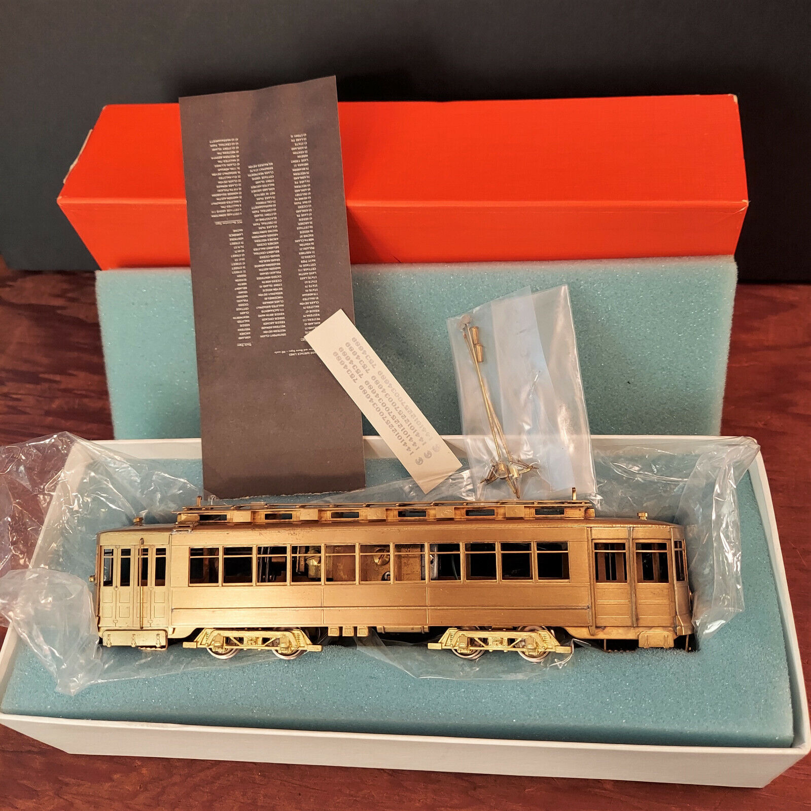 Vintage CSL PULLMAN STREETCAR HO Brass by FAIRFIELD MODELS - NOS - Tested
