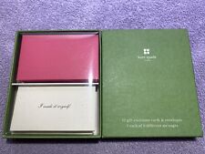 Kate Spade Assorted Gift Enclosure Cards With Envelopes ~ New In Box picture