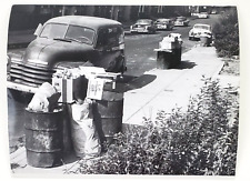 1950s Roxbury MA Holworth St Trash Garbage City Cleanup Vintage Press Photo picture