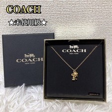 COACH x Peanuts Woodstock Necklace Gold Tone with Box picture