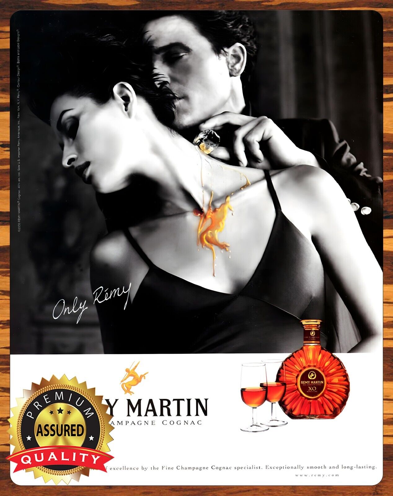 Remy Martin - Fine Champagne Cognac - Rare - Metal Sign 11 x 14