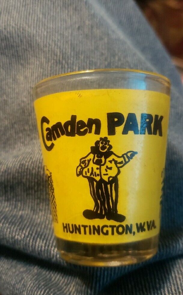 Vintage Camden Park Shot Glass Huntington West Virginia