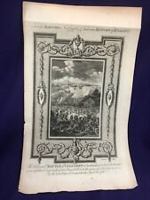 ANTIQUE 1795 ENGRAVING BATTLE OF CULLODEN BARNARD’S HISTORY OF ENGLAND SCOTLAND picture