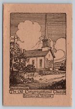 Old Congregational Church Ferrisburgh Vermont Vintage Limited Edition Postcard picture