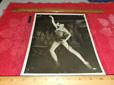 VINTAGE 1950s BURLESQUE 8 X 10 PHOTO OF DANCER CAROLE JAYNE AKA THE SPIDER GIRL picture