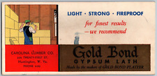 Huntington West Virginia 1920s Carolina Lumber Company Ink Blotter picture