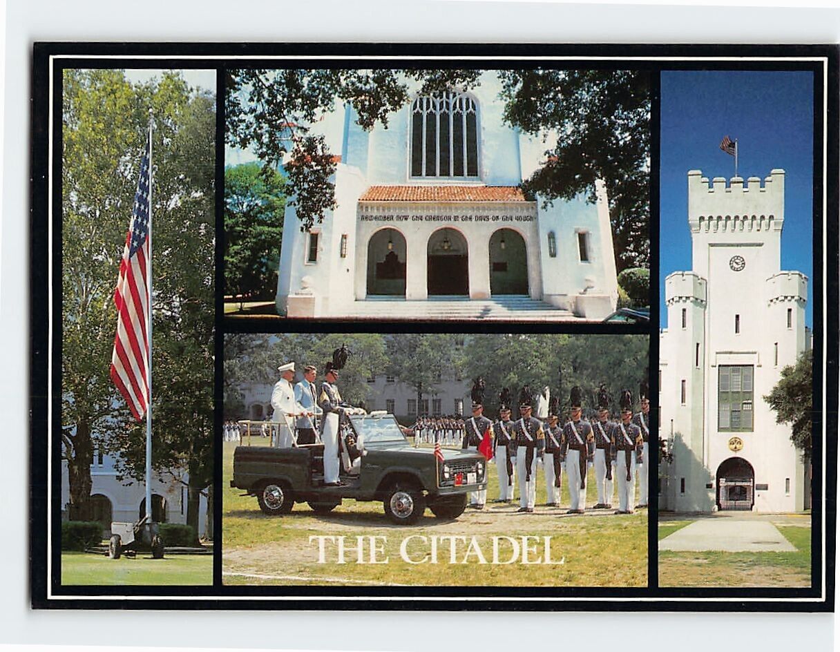Postcard The Citadel Charleston South Carolina USA