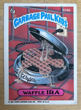 1987 Topps Garbage Pail Kids GPK Series 8 Waffle Ira #324A VG O/C picture