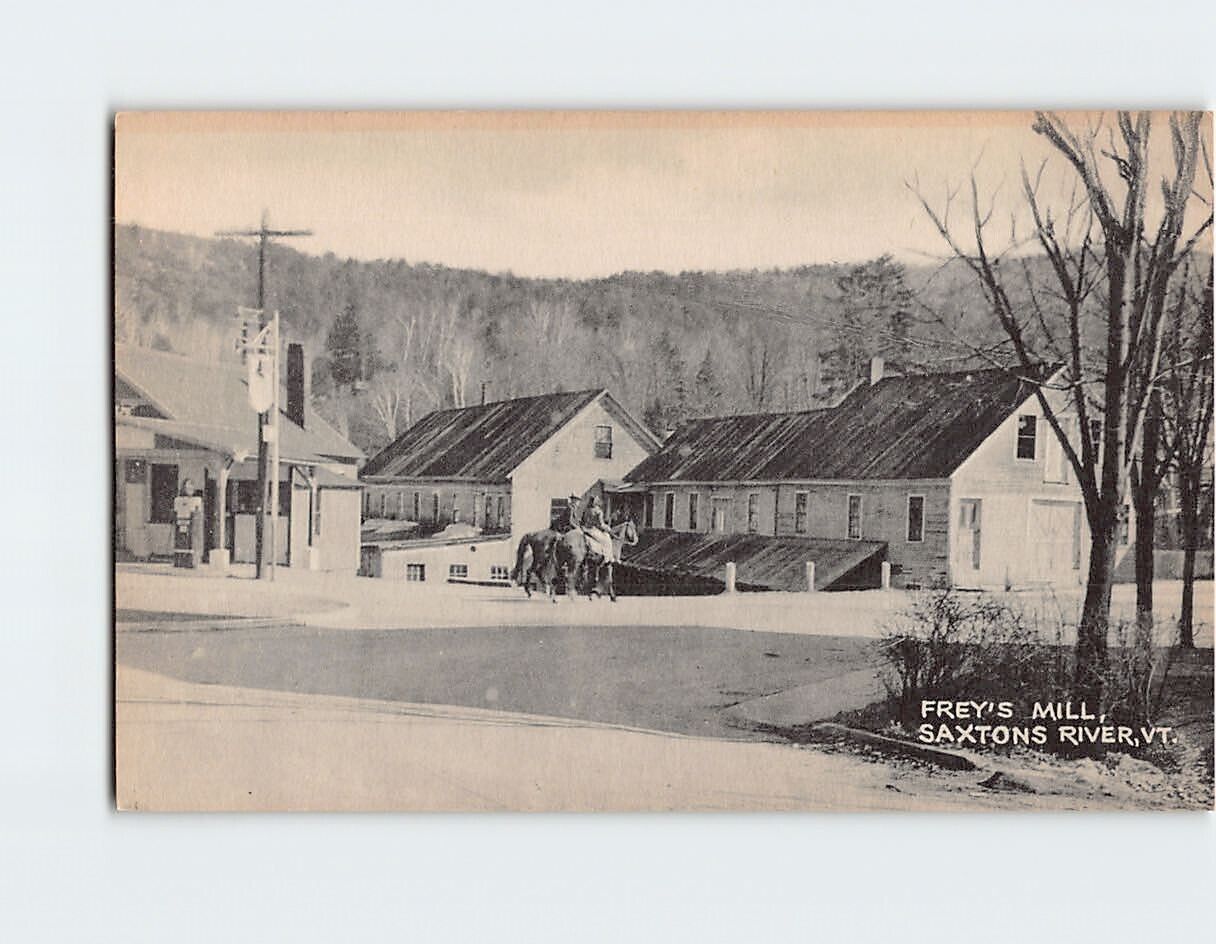Postcard Freys Mill, Saxtons River, Vermont