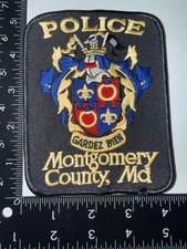 Montgomery County Maryland MD Police Shoulder Patch Obsolete Embroidered picture