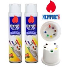 2X Cans Newport Butane Gas Extra Purified Zero Impurities Fuel Torch Lighter picture