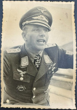 WWII German Luftwaffe Pilot Alexander Glaser Knight's Cross Winner Photo picture