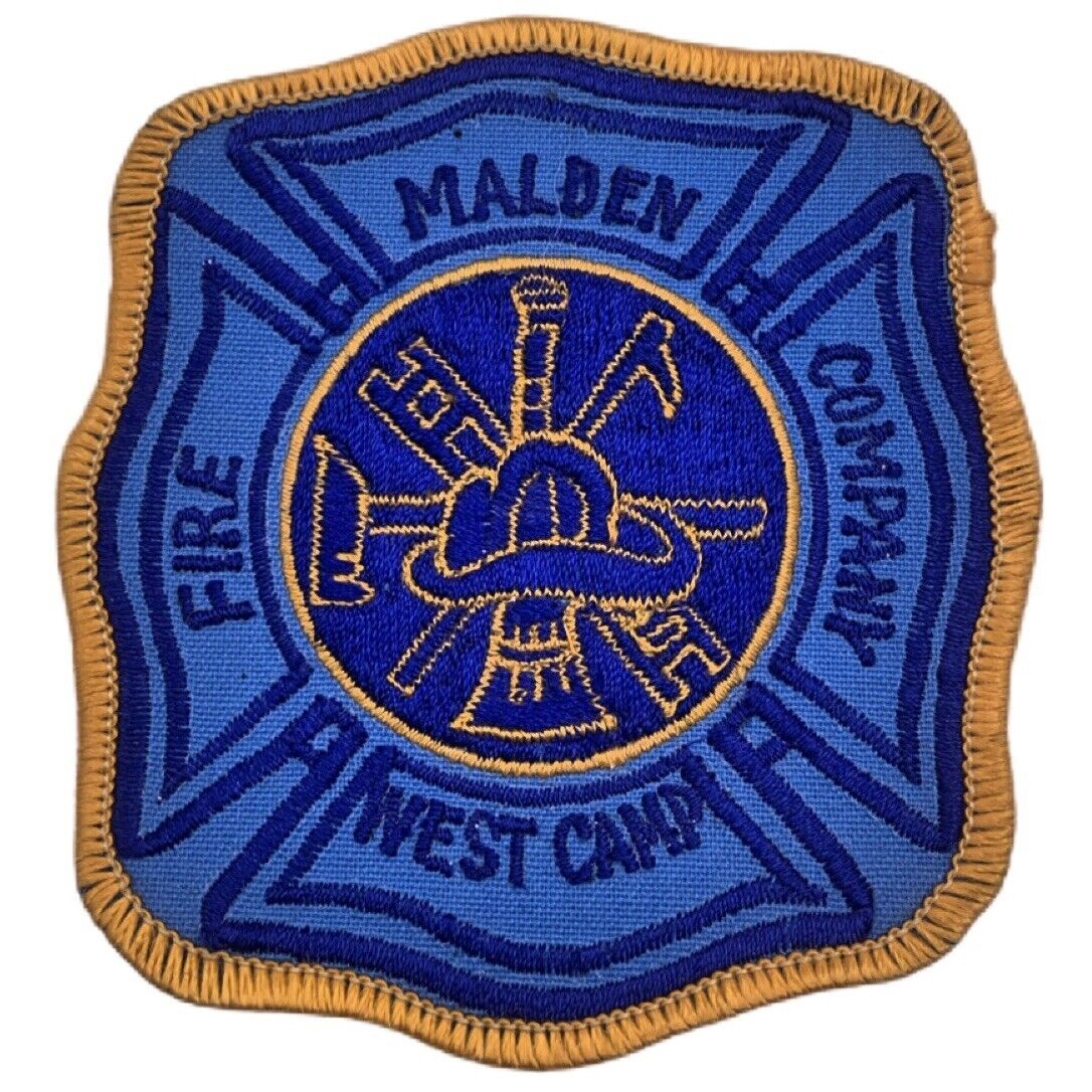 Vintage Malden West Camp Saugerties New York Fire Company Patch