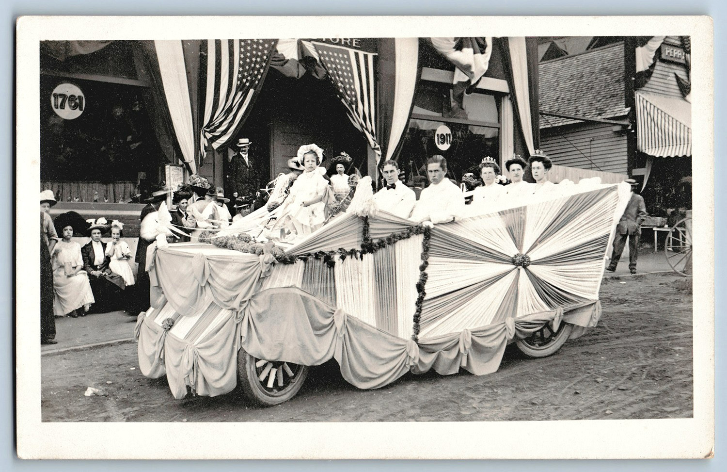 150th Anniversary Parade Founding of Pittsfield MA RPPC 1911 Photo Postcard -877 150th Anniversary Parade Founding of Pittsfield MA RPPC 1911 Photo Postcard -877