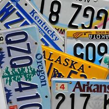 License Plate - ALL 50 STATES + Territories Countries Good License Plates Lot picture