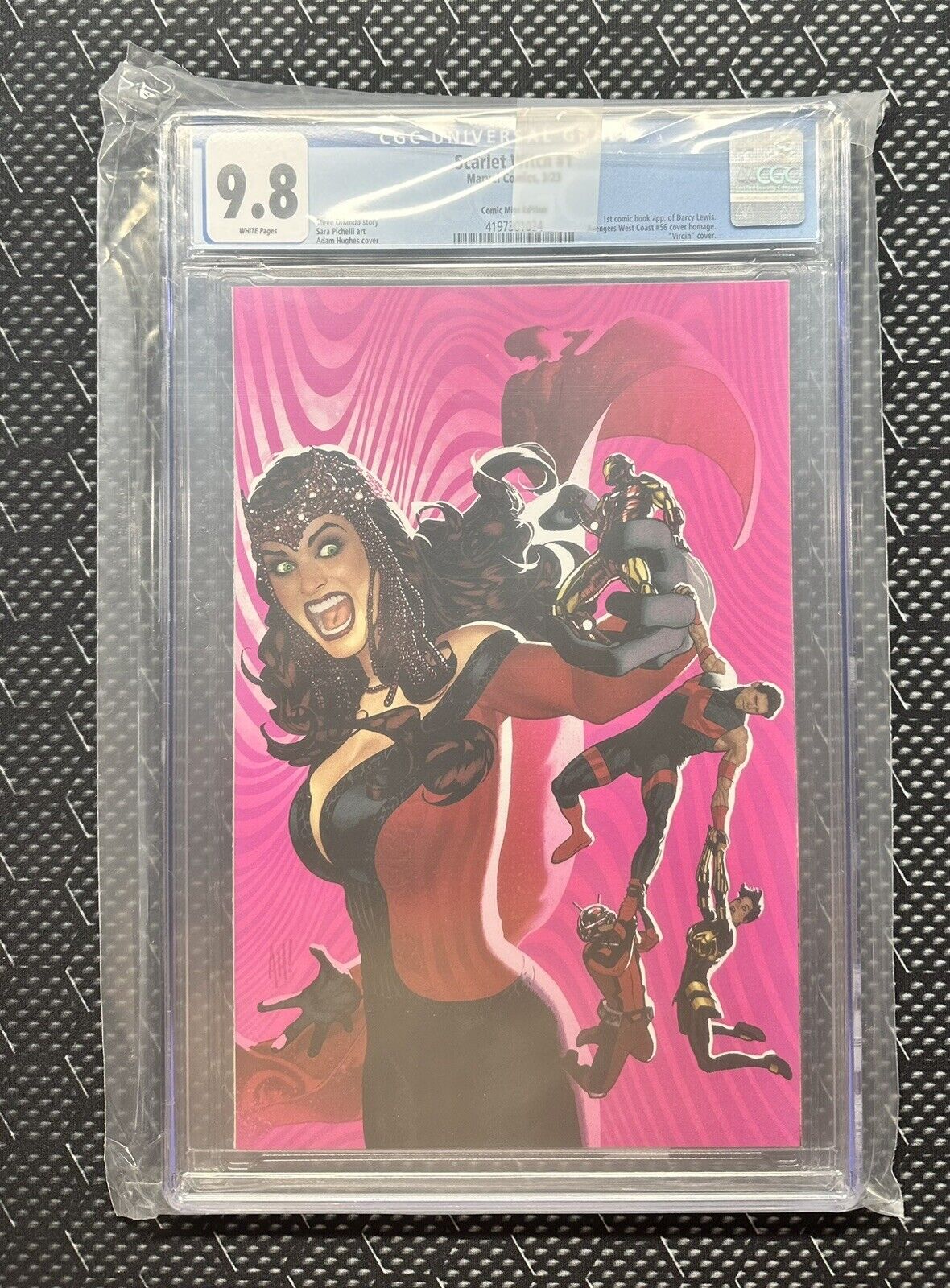Scarlet Witch #1 Adam Hughes Virgin Variant 1 Darcy Lewis 1st Appearance CGC 9.8