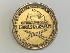 1st Battalion 19th Infantry Regiment ROCK STEADY Challenge Coin Fort Benning GA picture