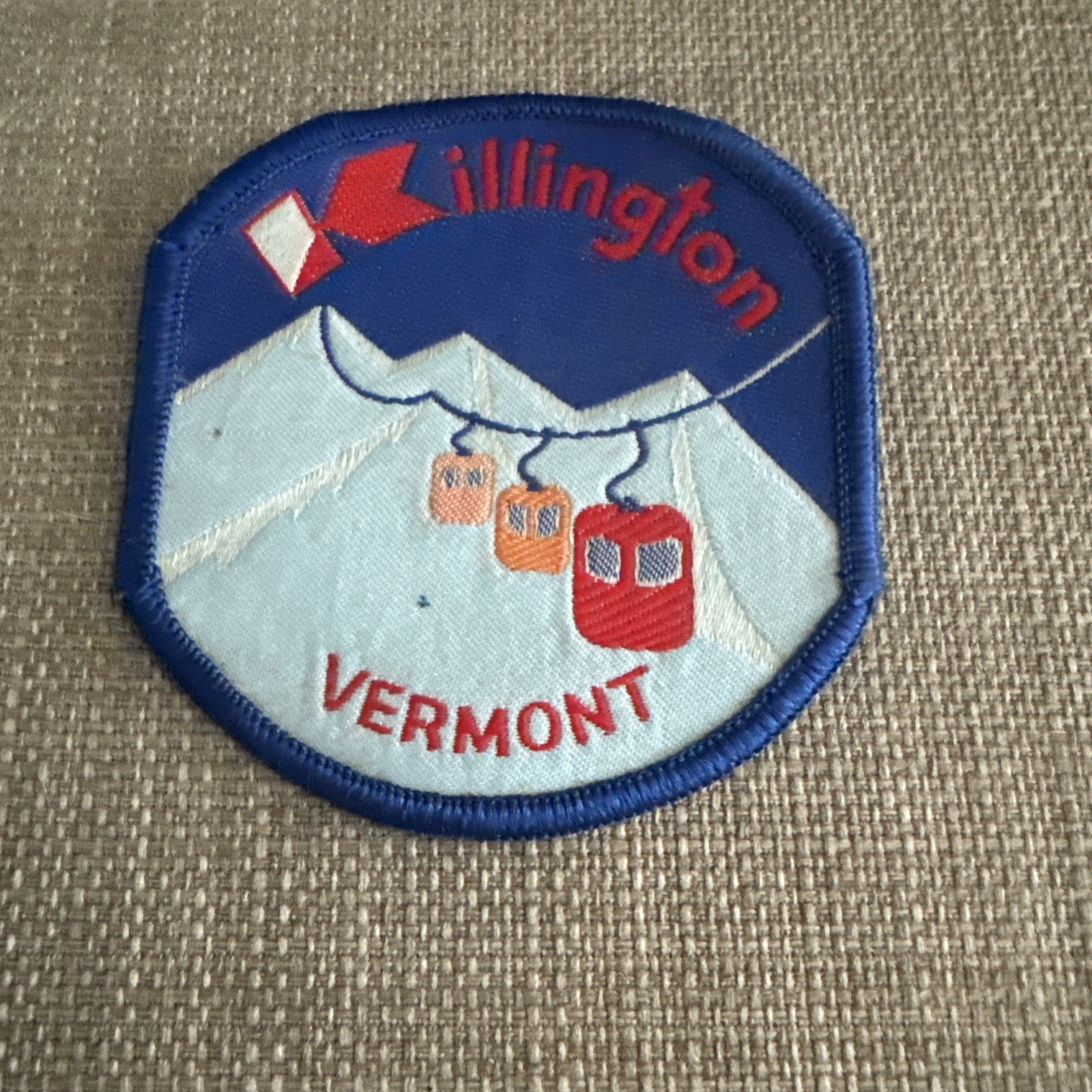 VTG KILLINGTON VT Ski Resort Iron On Patch VTG KILLINGTON VT Ski Resort Iron On Patch