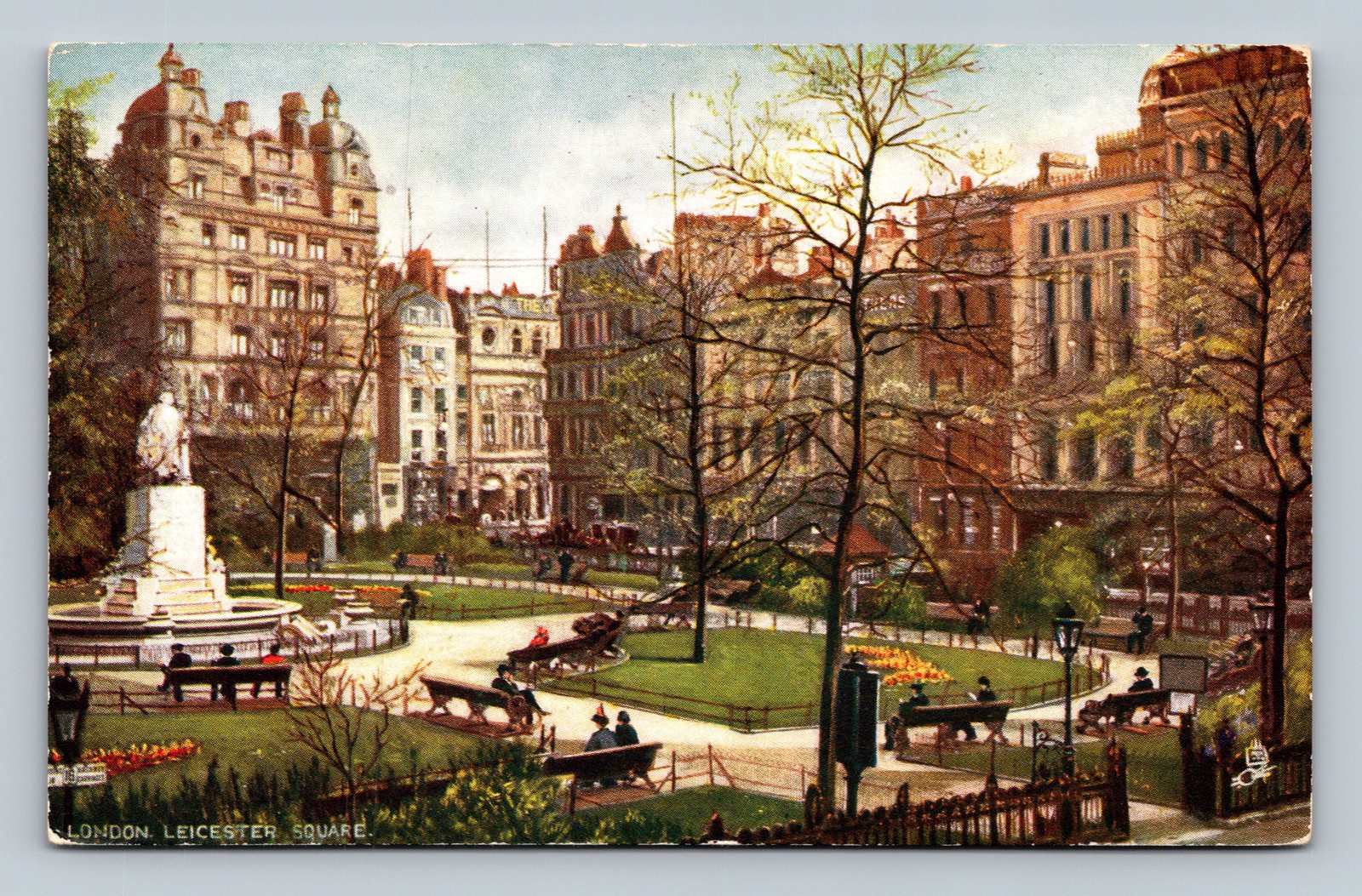 Leicester Square London Historic Square Tuck 7219