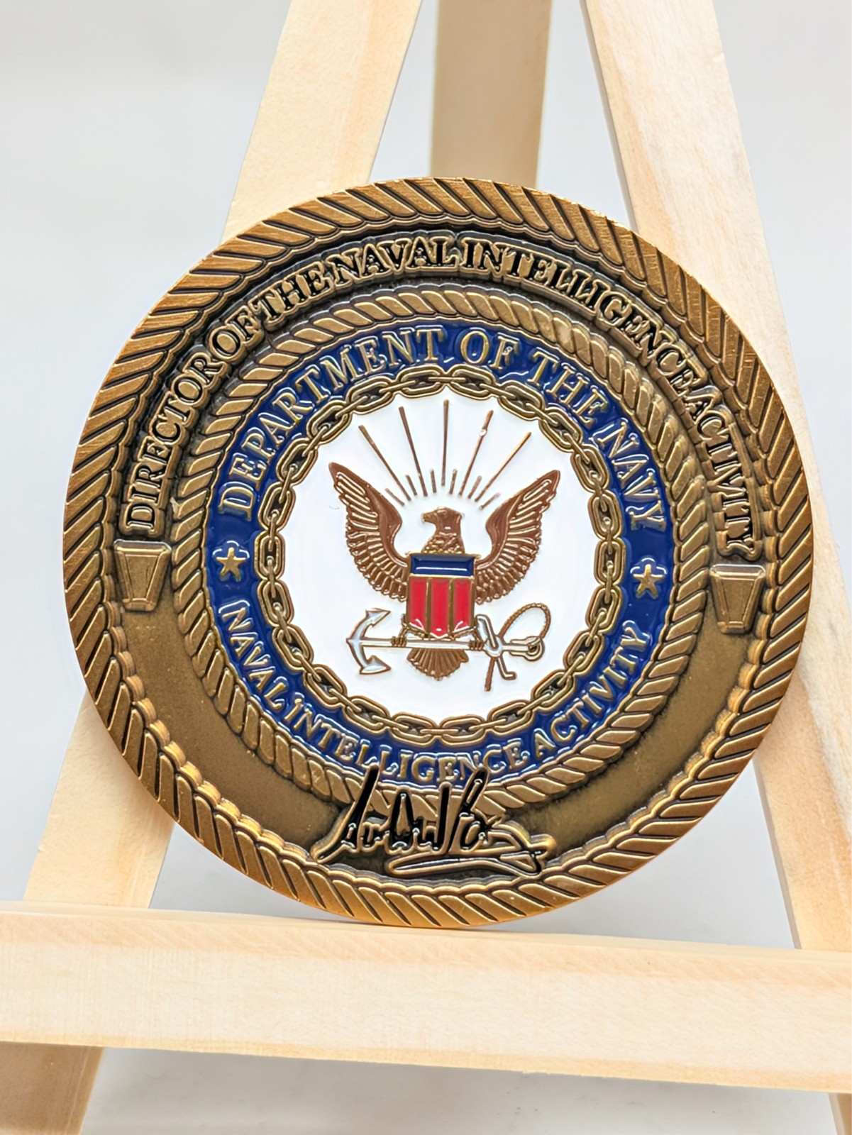 Deputy Director of Naval Intelligence Scott W. Bray Challenge Coin ONI Deputy Director of Naval Intelligence Scott W. Bray Challenge Coin ONI
