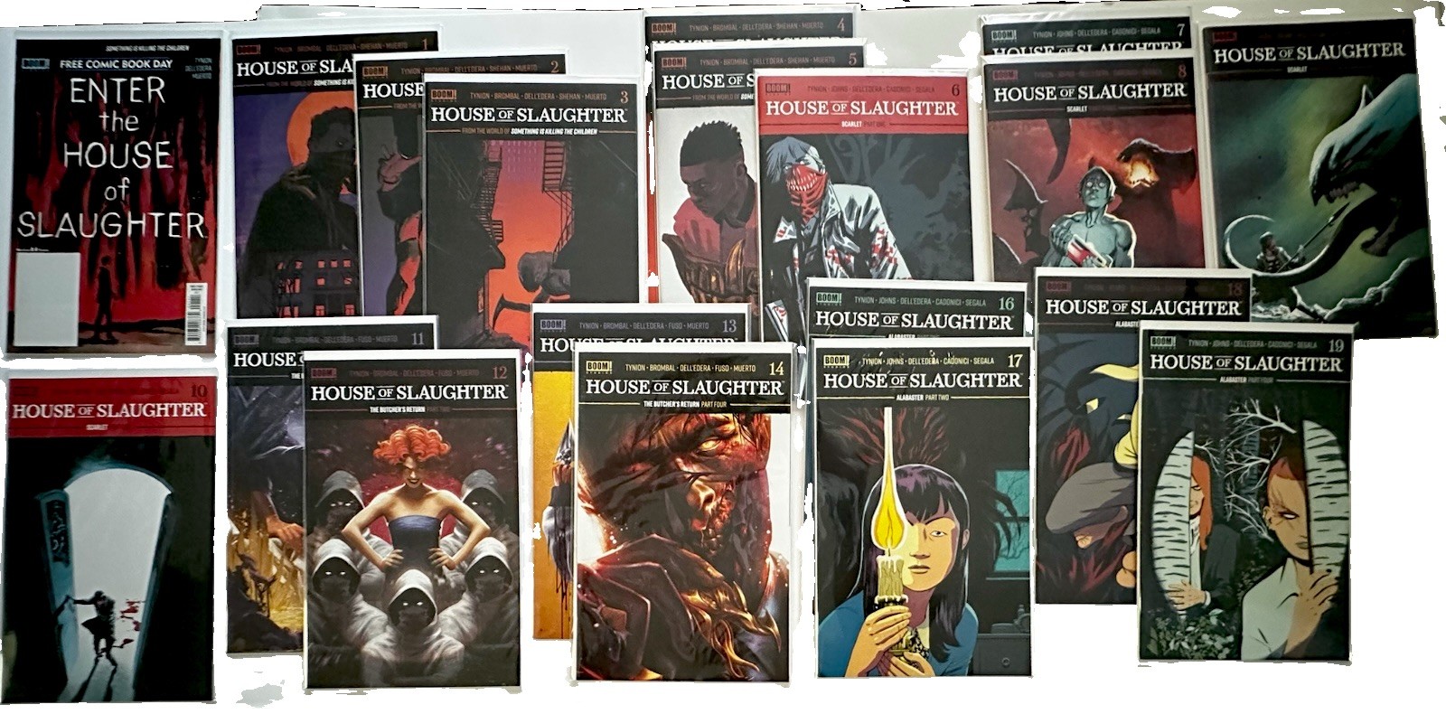 HOUSE OF SLAUGHTER Lot 19 Comics (BOOM/SIKTC/TYNION) 1-14, 16-19 +FCBD 2021 - NM HOUSE OF SLAUGHTER Lot 19 Comics (BOOM/SIKTC/TYNION) 1-14, 16-19 +FCBD 2021 - NM