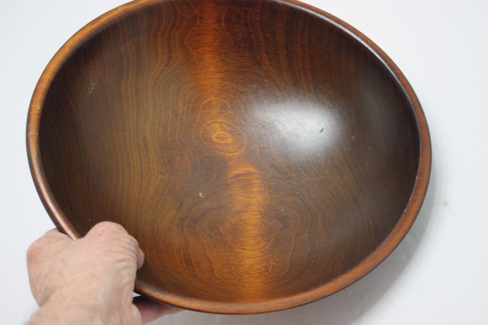 Vintage Kennedy Bros Wooden Wood Bowl Mcm Turned Wood Vergennes Vermont Maple Vintage Kennedy Bros Wooden Wood Bowl Mcm Turned Wood Vergennes Vermont Maple