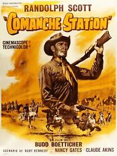 Randolph Scott Comanche Station Movie Framing Print Poster Wall Decor 17 x 12 picture