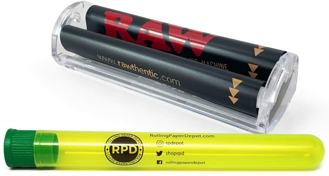 RAW Phatty 125mm Rollers with Rolling Paper Depot XL Kewltube